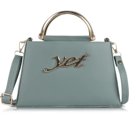 yet light gray purse