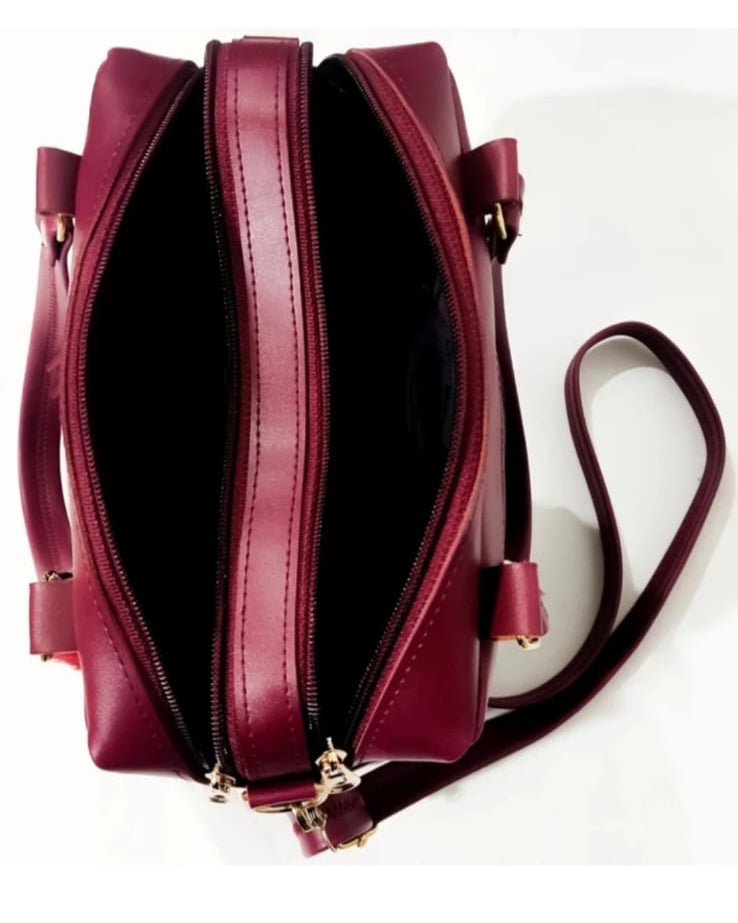 maroon laides purse