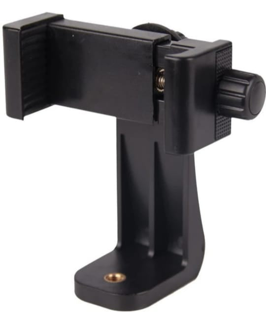 universal adjustable dual clip tripod holder mount