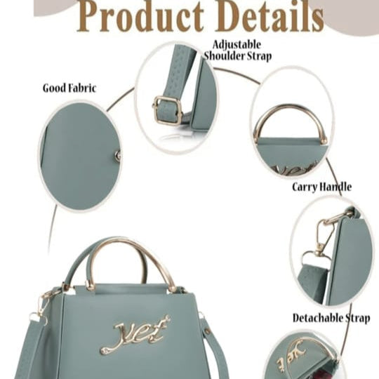 yet light gray purse
