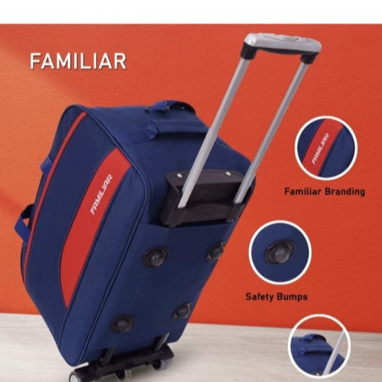 bule red stylish travel bag