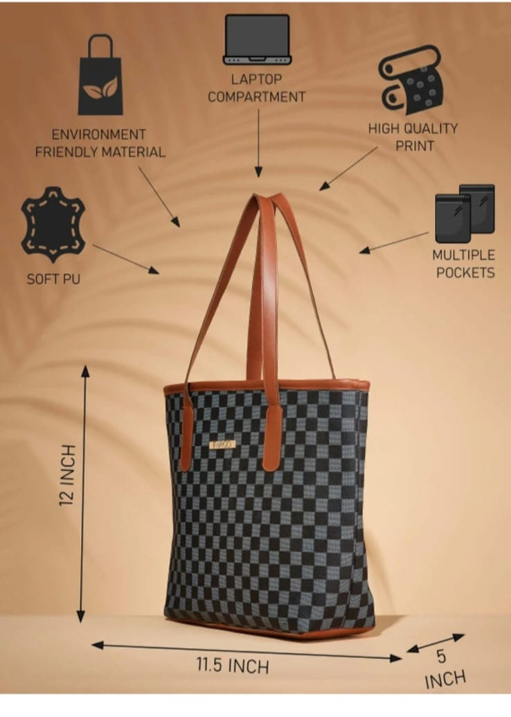 fabgo gray & black purse