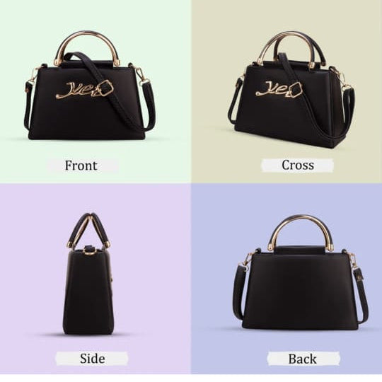 yet black desiner purse