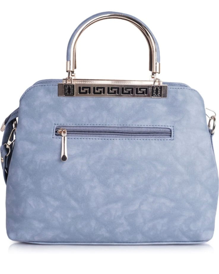 cloudy blue laides hand bag