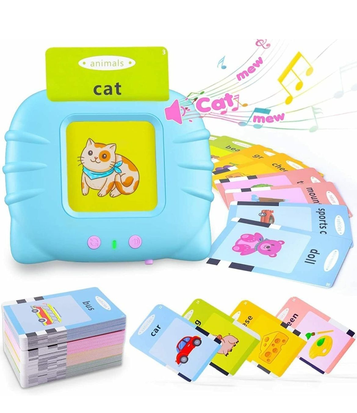 Word learning game toy