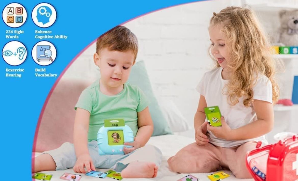 Word learning game toy