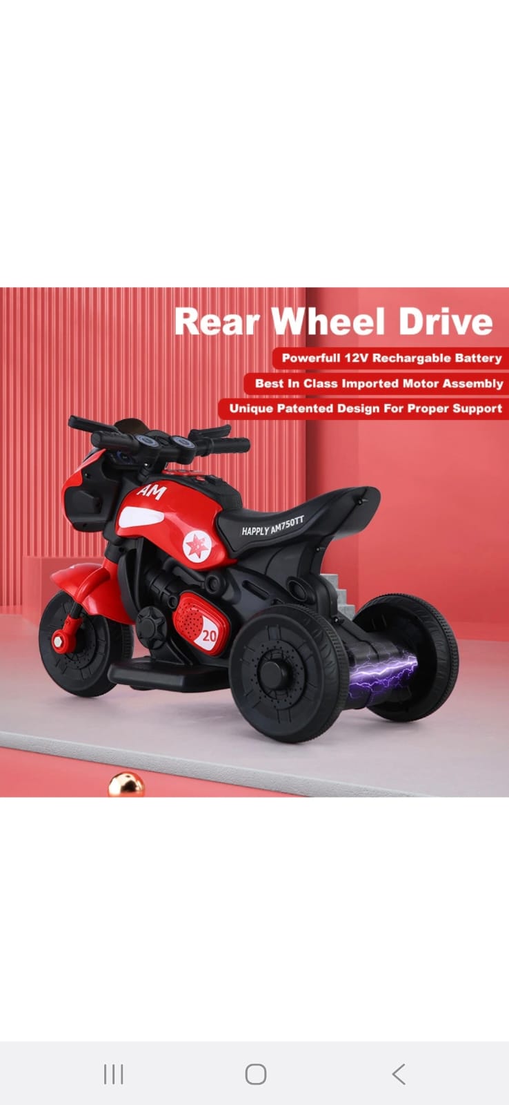 Kids toy bike