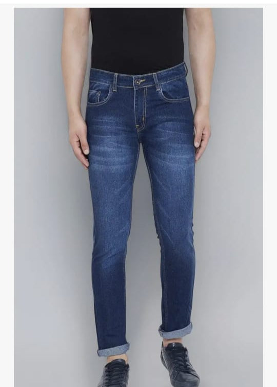 Men's bule line jeans