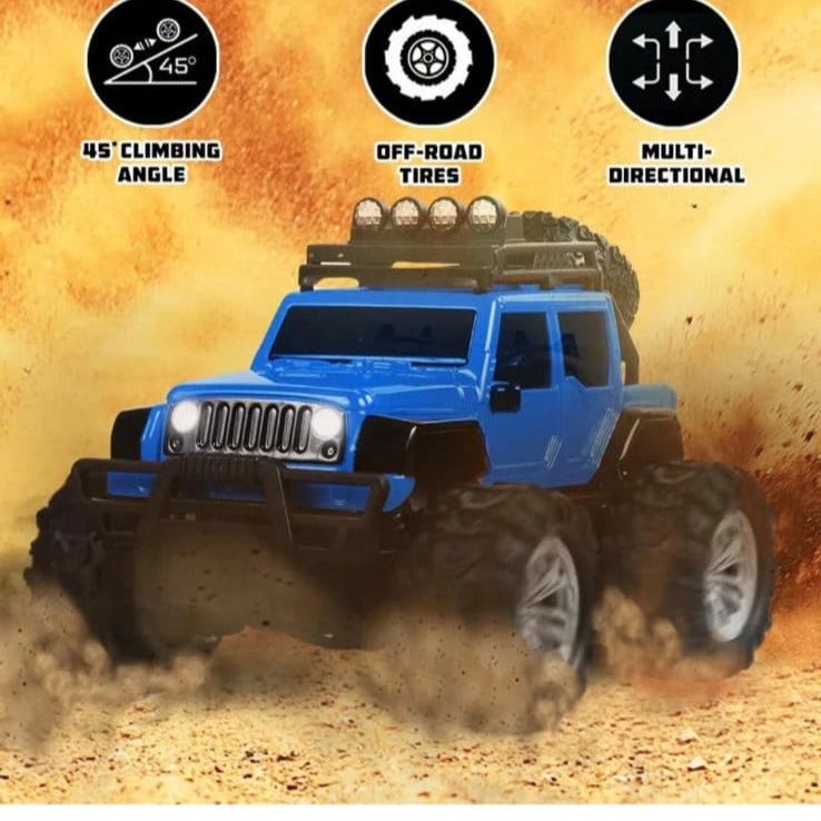 Kids RC blue toy car