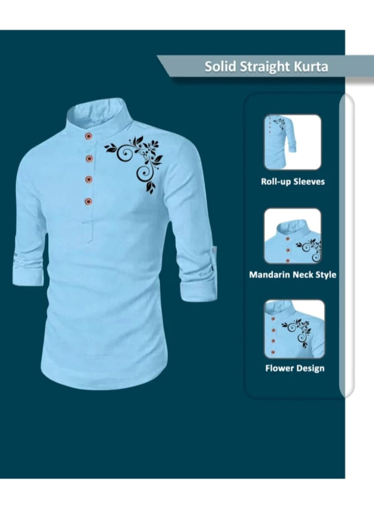 Men's desiner kurta-style shirt
