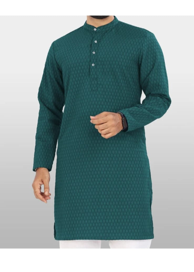 Men's green kurta