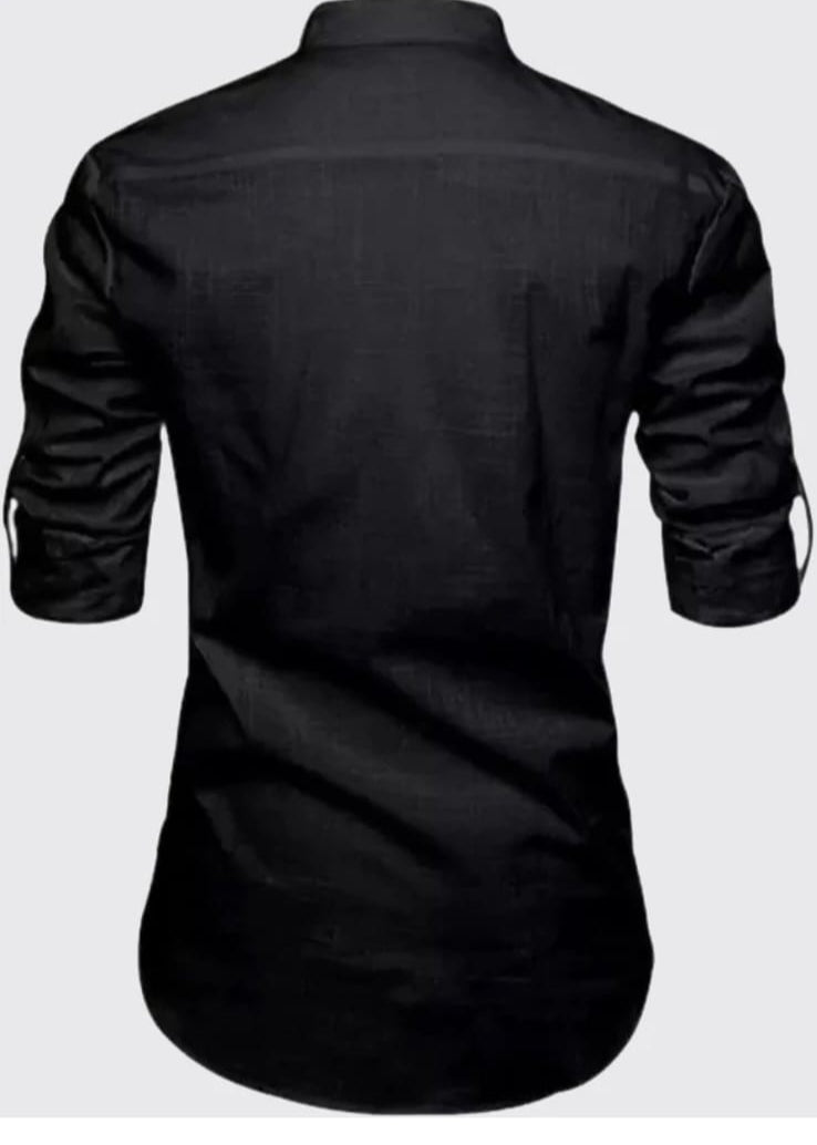 Men's black kurta