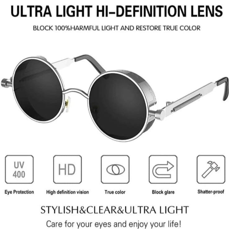stylish circular sunglases
