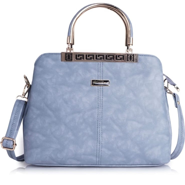 cloudy blue laides hand bag