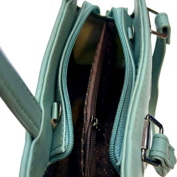 dark green purse