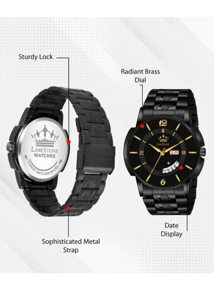 Lime stone black watch
