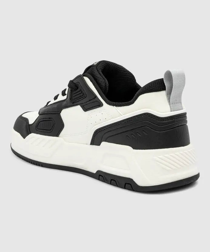 sneaker Casuals For Men (White, Black , 6)