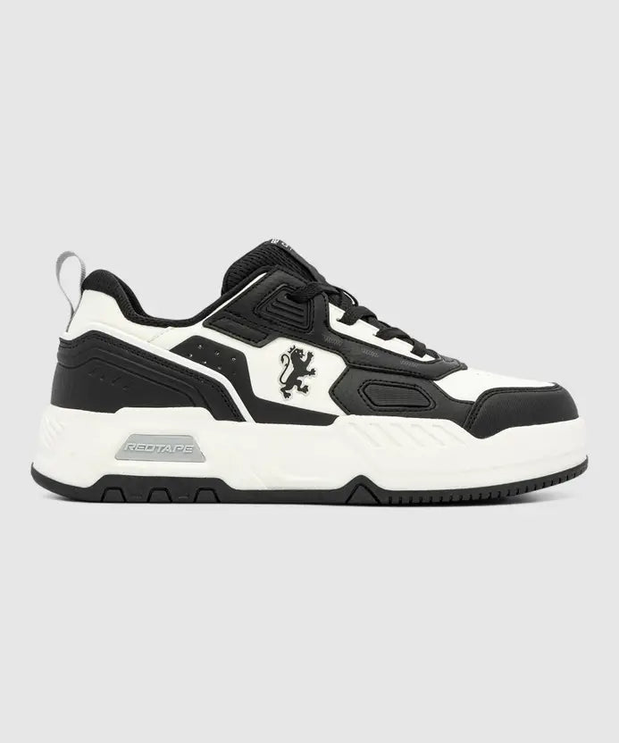 sneaker Casuals For Men (White, Black , 6)