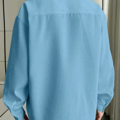 MEN spread collar casual shirt