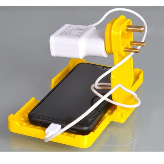 yellow mobile holder