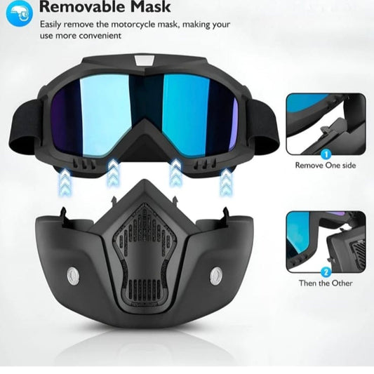 Mask with attach google