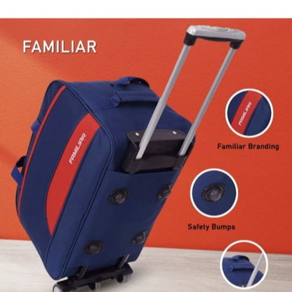 bule red stylish travel bag