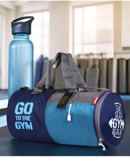 dual colour gym bag