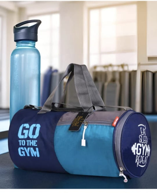 dual colour gym bag