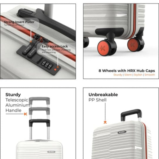 WHITE RUBY SUITCASE