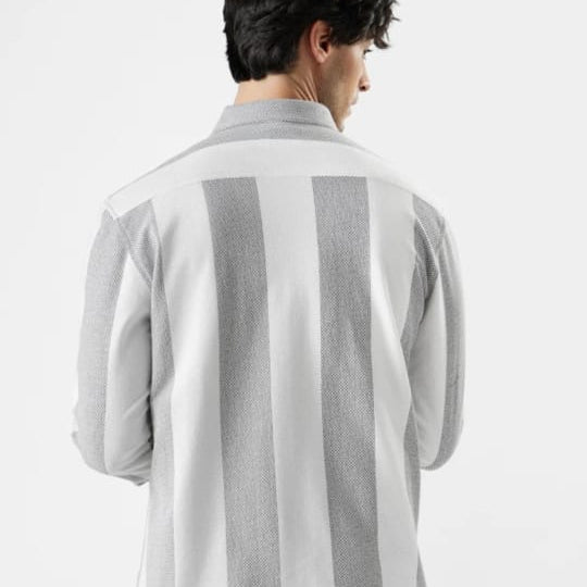 men's  stylish  dual tone shirt