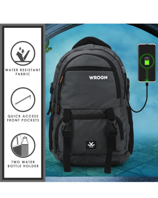 LARGE 40 L LAPTOP BAG WITH USB PORT