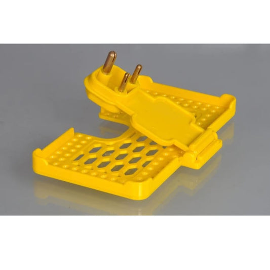 yellow mobile holder