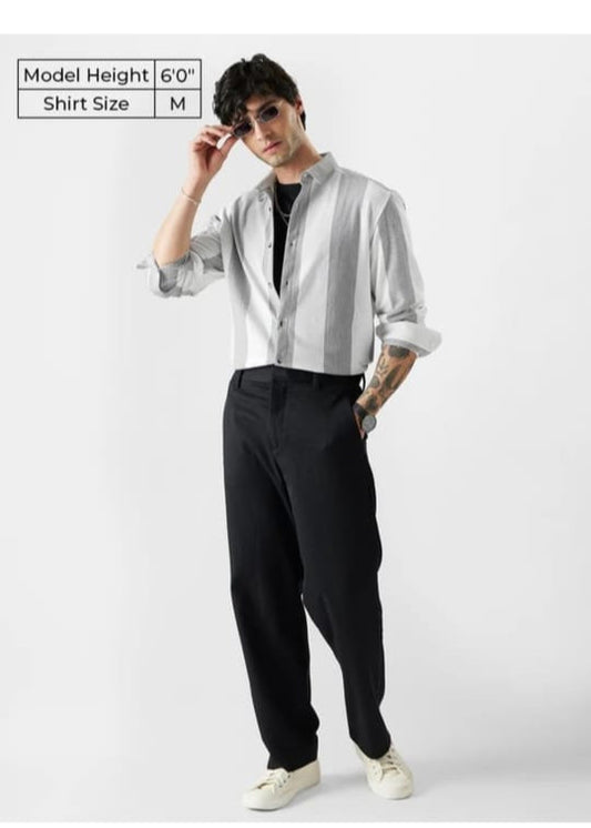 men's  stylish  dual tone shirt