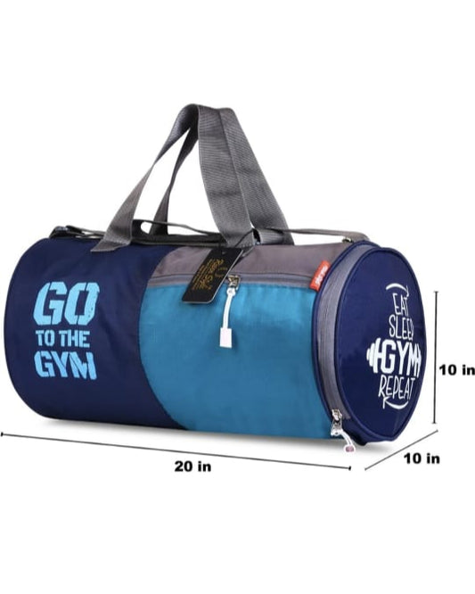 dual colour gym bag