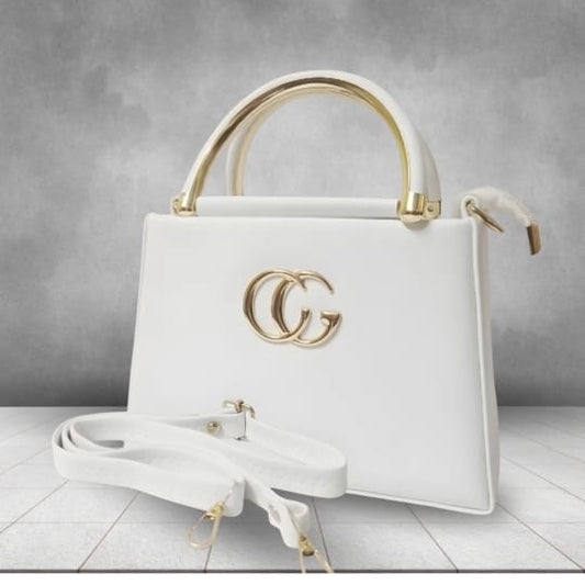 Gucci white desiner purse