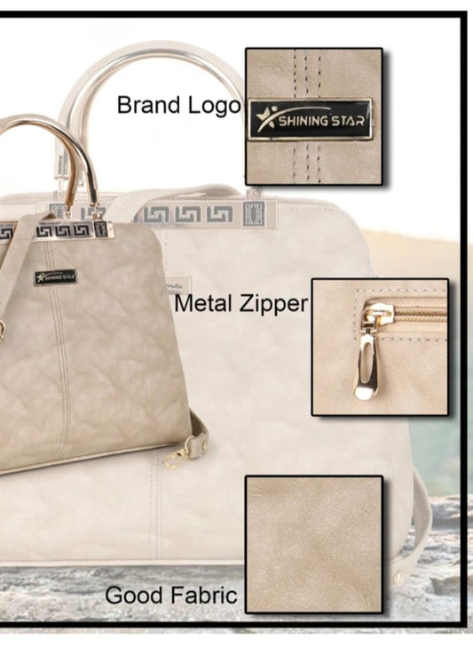 cloudy cream purse