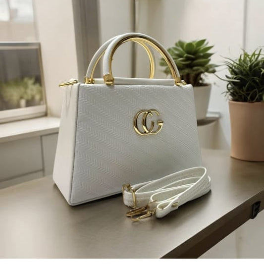 gucci grill desiner whitr purse