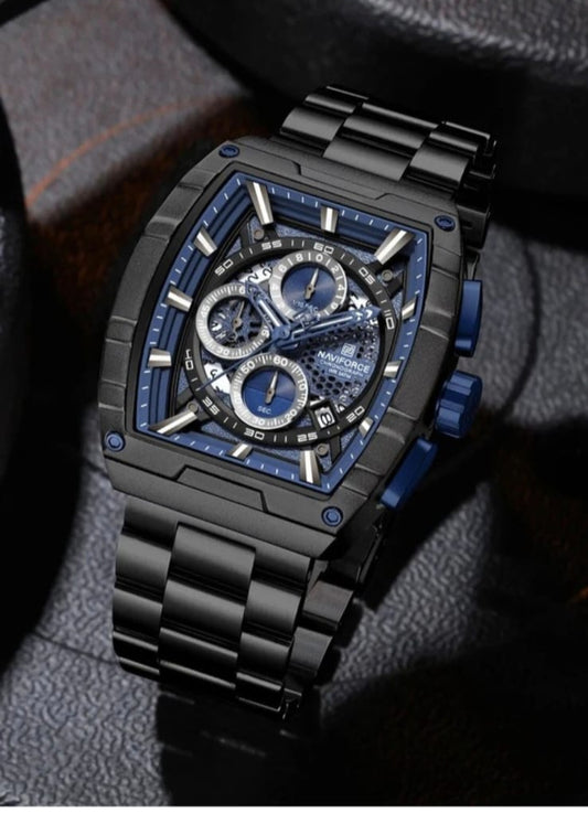 Maharaja  square dual colur watch
