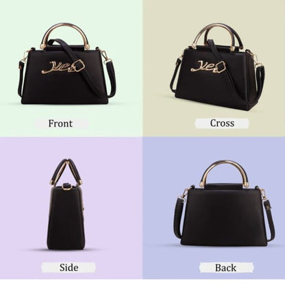 yet black desiner purse