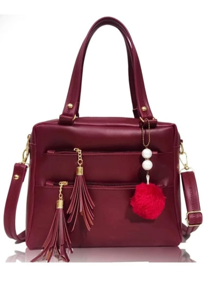 maroon laides purse