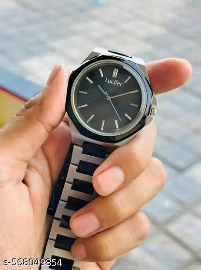 Premium Stainless Steel Men’s Watch | Adjustable Lock | double tone Analog Watch - For Men HOMAGE EDITION