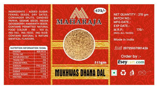 Mukhwas dhana dal