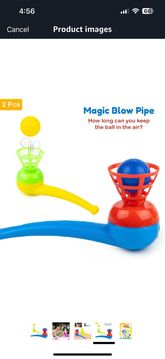 blow ball toy