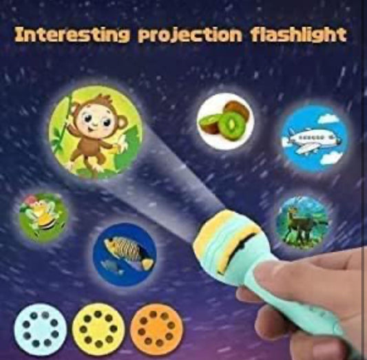 Kids projection flashlight