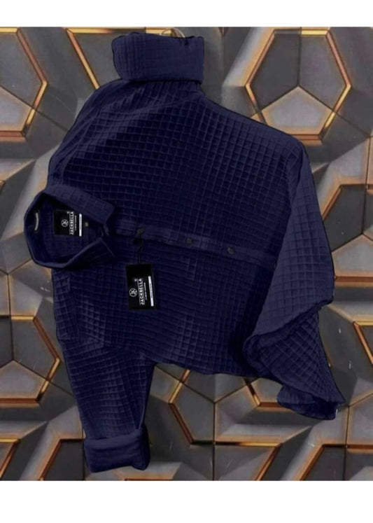 Men's navy blue shirt