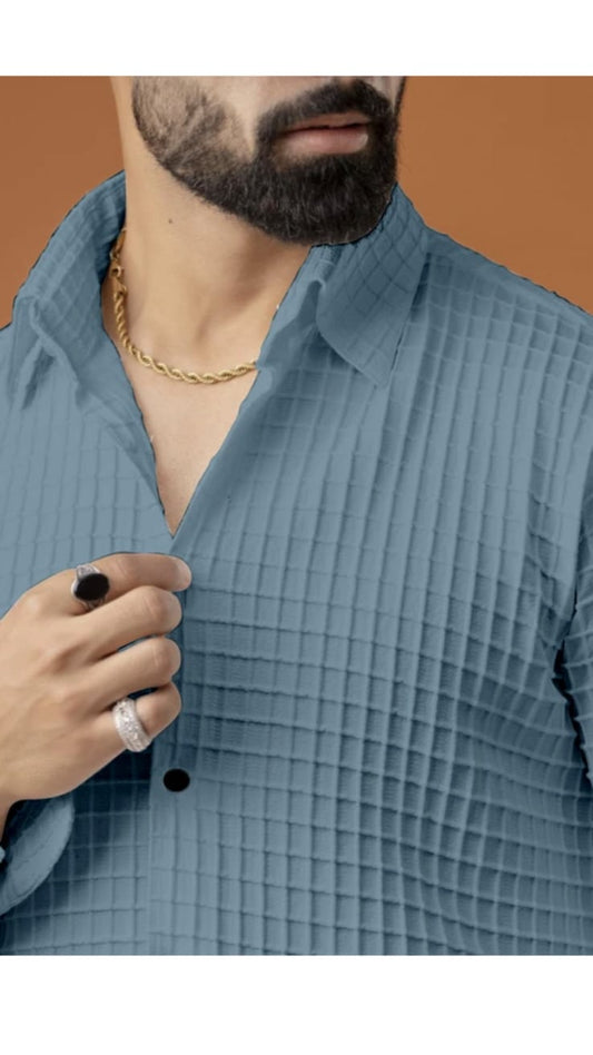 Men's light blue shirt