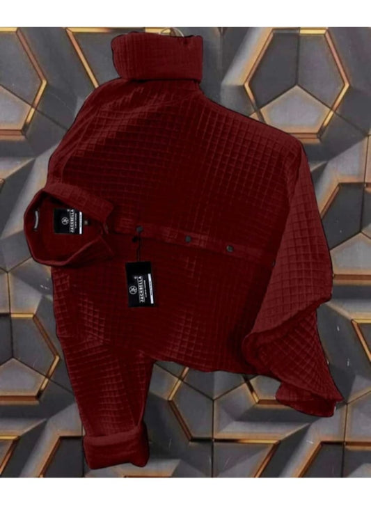 Men's maroon shirt