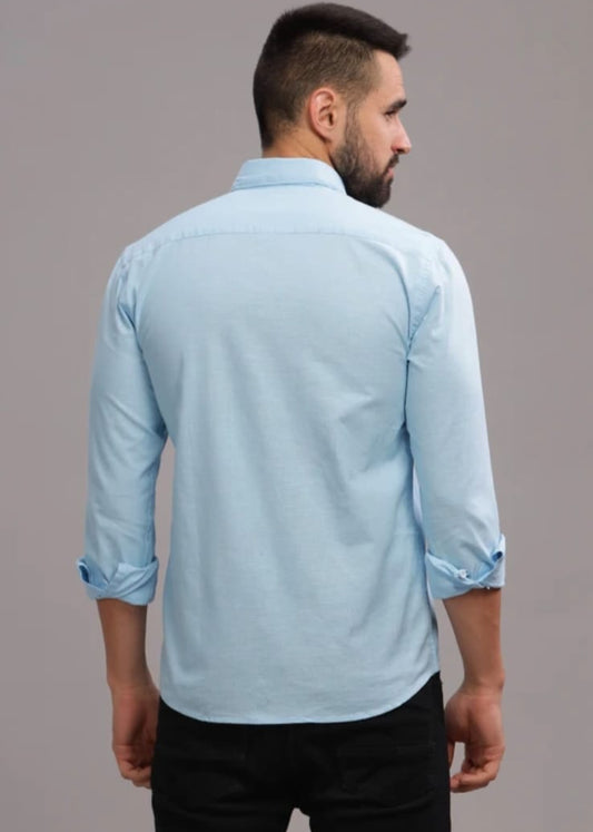 Men's sky blue shirt