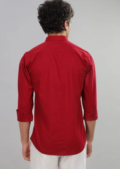 Men's red shirt