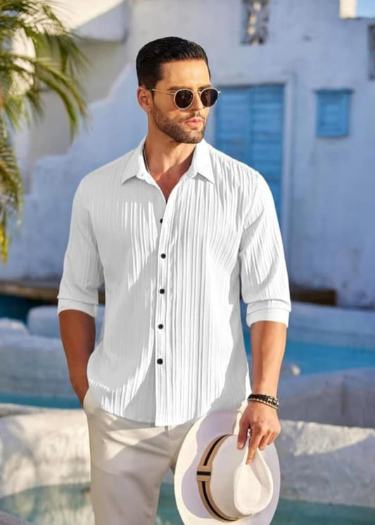 Men's White stylish shirt